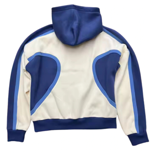 Conjunto de Sudadera con Capucha Corta y Pantalones de Felpa con Bordado Personalizado, Unisex, Bloques de Color, Bolsillo Canguro, Traje Deportivo de 2 Piezas para Hombre - Product Image 3