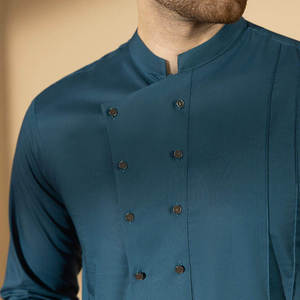 Ensemble de vêtements traditionnels islamiques ethniques haut de gamme pour hommes, shalwar kameez, en coton respirant, séchage rapide, toutes saisons, mariage 2026 - Product Image 5