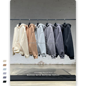 BE251 Custom Logo Knit Cotton <b>Sherpa</b> <b>Fleece</b> Male Tracksuit Jacket <b>Mens</b> Full Zip Up <b>Hoodie</b> Two Piece Pants Hoodies Set - Product Image 1