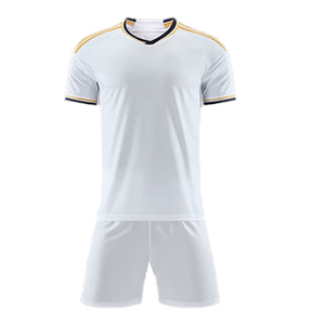 Ventes en gros de maillots de football unisexes de haute qualité, 100% polyester, respirants, à séchage rapide, ensemble de maillots de football, Star Works 220g - Product Image 5