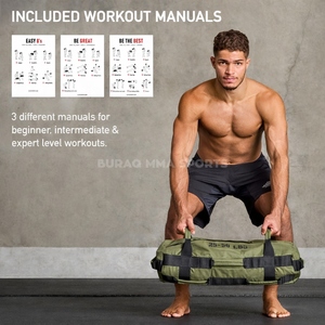 Sac de musculation Fitness Power Sandbag avec poignées, sac d'entraînement de force - Product Image 6