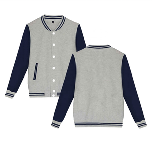 เสื้อแจ็คเก็ตวาร์ซิตี้สีเทากรมท่าแบบยูนิเซ็กซ์  ติดกระดุมแบบปกปิดด้านหน้า  ผ้าแคนวาส  สวมใส่สบาย  เหมาะสำหรับฤดูหนาว  บุด้วยผ้าขนสัตว์ - Product Image 1