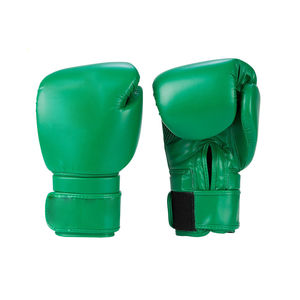 Guantes de Boxeo Profesionales de Cuero con Logotipo Personalizado al por Mayor, para Adultos y Niños, con Cierre de Gancho y Bucle, Transpirables y que Absorben la Humedad, para Artes Marciales - Product Image 1