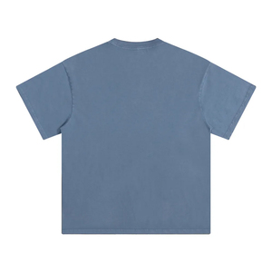 Hot Selling Men's Custom <b>Acid</b> Washed V-Neck T-Shirts Casual Regular Sleeve Breathable Unisex <b>Drop</b> Shoulder Design 100% Cotton - Product Image 1