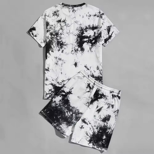 OEM/ODM Vêtements décontractés d'été pour hommes, ensembles de shorts, shorts et t-shirts en coton de haute qualité, nouveau design, ensemble de shorts décontractés pour hommes - Product Image 2