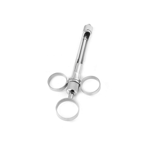 Complete Medical Syringe Gun Precision Stainless Steel Reusable Instrument for Horse Dog <b>Cat</b> Clinic Hospital Laboratory - Product Image 2