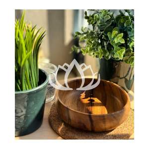 IN HIGH DEMAND 2026 Wooden Bowl Solid Wood Serving Bowl for Salad Serving and Table Food Display - Product Image 1