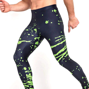 <b>Men</b> Wholesale Gym Sports Wear <b>Men's</b> <b>Compression</b> Pants Gym Leggings Workout Fitness Running Custom Sizes And Design - Product Image 5