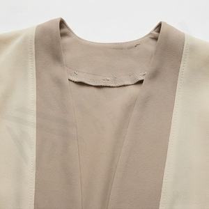 Venta al por Mayor de Ropa Islámica Modesta de Color Sólido, Abayas Musulmanas, Vestidos Elegantes para Mujer, Prendas de Moda, Pedidos Personalizados al por Mayor - Product Image 5