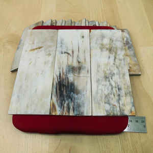 Plaque en corne de buffle blanche naturelle d'Afrique du Sud, fabriquée à la main, écologique et moderne pour la fabrication de lunettes, à prix de gros - Product Image 3