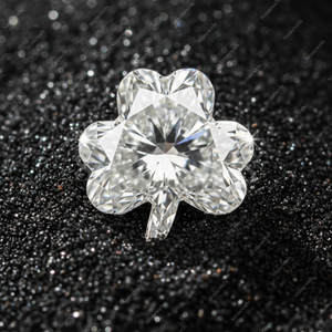 Diamant de laboratoire cultivé en vrac, certifié IGI GIA, 1 à 5 carats, HPHT CVD, synthétique, naturel, D VVS, en forme de trèfle, vente en gros - Product Image 2