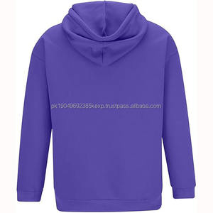 Custom Logo 220g <b>Light</b> <b>Factory</b> Direct Velvet Hoodie Solid Color New Plus Size for Men Women Autumn Winter - Product Image 4