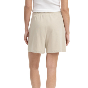 Shorts de Algodón para Mujer, con Cordón, Color Liso, Casuales de Verano, para Playa, Cintura Elástica, con Bolsillos, a la Moda - Product Image 3
