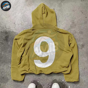 เสื้อฮู้ดดี้ปักลายสไตล์ดิสเทรสขายดี ดีไซน์ใหม่ ระบายอากาศได้ดี ผ้าคอตตอนผสม ราคาถูก เสื้อฮู้ดดี้ปักลายสไตล์ดิสเทรส - Product Image 4