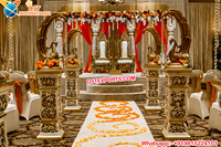 Ensemble de colonnes décoratives d'entrée de mariage en fibre de verre, colonne romaine de couleur personnalisée, légère, pour les allées de mariage