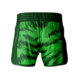 Pantalones Cortos de Camuflaje Verde Personalizados para Hombre, Sublimados, de Secado Rápido, de Poliéster, para Artes Marciales Mixtas, Corte Regular para Adultos - Product Image 3