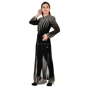 Caliente brillante a granel EID Ramadan Prime Turquía cintura islámica manga de murciélago Abaya mujeres vestido musulmán Dubai caftán impacto - Product Image 1