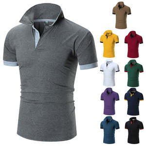 Camisetas Polo Lisas de Golf para Hombre, Nuevas de Verano, Manga Corta, Corte Regular, con Logotipo Personalizado Bordado e Impresión Digital - Product Image 1