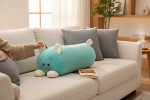 Custom Cat Plush Toy Soft Stuffed Kitty <b>Doll</b> for Kids Baby Safe Material OEM ODM Available - Product Image 3