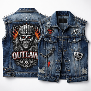 Chaleco Vaquero Casual de Invierno con Tachuelas para Hombre, Personalizado para Pedidos al por Mayor - Calidad Premium, 100% Algodón, Servicios OEM/ODM - Product Image 5