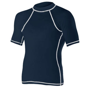 Custom <b>Men's</b> Rash Guard Short Sleeve Lightweight High Quality MMA Rash Guard Plain <b>Compression</b> Training Sportswear Top - Product Image 4