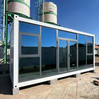 Maison mobile en conteneur préfabriquée, structure modulaire et en acier, bureau préfabriqué, hôtels temporaires