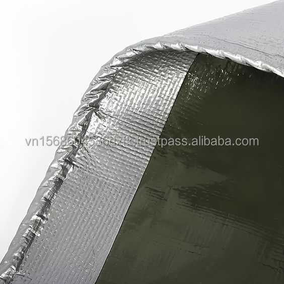 High Strength Grey UV PE Tarpaulin Waterproof Industrial Fabric for Trucks Cargo Vessels Plain Coated Woven Industrial Fabric