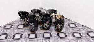 Corne à boire vintage de style Viking, écologique, faite à la main, forme naturelle, pour bière, vin, rentrée scolaire - Product Image 3