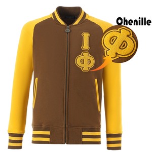 Fabricant OEM ODM personnalisé Iota, pull en tricot pour femmes, perles de sororité, cardigan rouge et blanc à maille ouverte, cardigan grec unisexe - Product Image 1