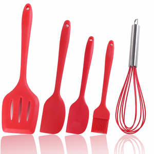 5 PCS Silicon Series 700g Silicone Kitchen Cooking Tool Set - Product Image 2