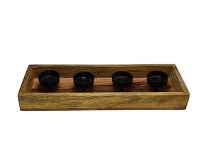 Adorno Navideño Colgante de Aluminio y Madera, Diseño Elegante, para Decoración del Hogar en Temporada Navideña, Fabricante OEM - Product Image 4