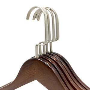 Perchas de Madera de Color Retro Personalizadas con Logotipo, Diseño Moderno y Duradero, Gancho de Metal, 44x1.2cm, Uso en Oficina y Tienda, Multifuncionales, Fabricantes - Product Image 4