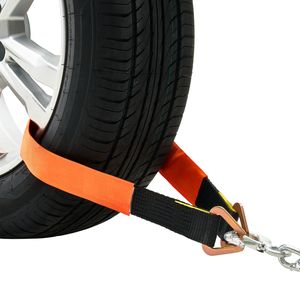 Paquete de 4 Correas de Amarre de Alta Resistencia de 2 x 3.2 Pies con Anillos en D, Capacidad de Carga de 12000 Libras - Product Image 6