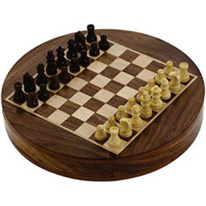 Juego de ajedrez magnético redondo de madera de lujo, hecho a mano, clásico, de madera maciza, juego de mesa de ajedrez para adultos, juego de ajedrez al por mayor - Product Image 2