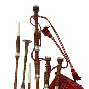 Baguettes écossaises de haute qualité, instruments de musique en bois de rose massif, idéales pour la pratique en groupe et comme cadeau. - Product Image 4