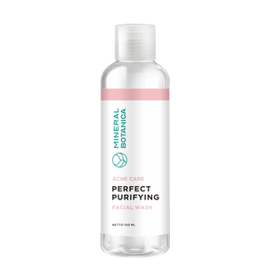 Mineral Botanica Perfect Purifying Facial Wash OEM ODM 100 ml pour les peaux à tendance acnéique Acide hyaluronique et aloès, - Product Image 1