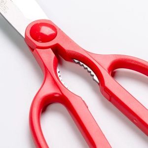 JM310 Stainless Steel 8-3/4 Inch Multipurpose <b>Kitchen</b> <b>Scissors</b> Heavy Duty Micro Serrated Shears USA Asia Wholesale Supply - Product Image 4