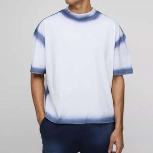 Camiseta de hombre 100% algodón, estilo oversized, holgada, a la moda, en venta. - Product Image 1