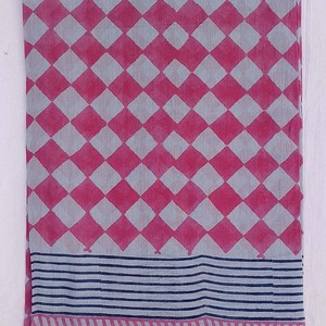 Wholesale Lot 100% Cotton Indian Hand Block Print Beach <b>Sarongs</b> Soft Voile Fabric Summer Quick Dry Breathable Plus Size - Product Image 3