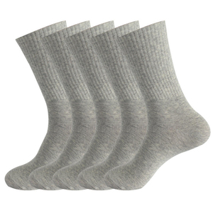 Wholesale Custom Solid <b>Socks</b> Plain Cheap Unisex Tennis <b>Socks</b> comfort Fit <b>Sock</b> - Product Image 1