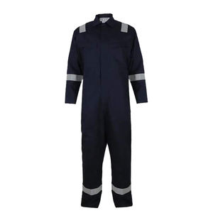 Combinaison de travail de haute qualité, respirante, en coton, haute visibilité, séchage rapide, uniforme de sécurité, combinaison de travail pour la construction, pour hommes - Product Image 4