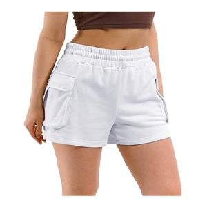 Bangladesh Manufacture Export Best Selling Women's Solid Color 100% Cotton Casual <b>Shorts</b> Pants Breathable Factory Price - Product Image 1