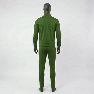 Ensemble de survêtement sportif personnalisé à manches longues, motif rayé, vêtements de sport décontractés, survêtements 100% polyester - Product Image 3