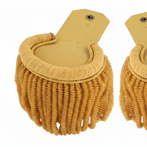 Epaulettes para Uniformes de Banda al por Mayor, Epaulettes con Flecos Blancos o Dorados, Epaulettes Personalizadas OEM para Hombro - Product Image 3