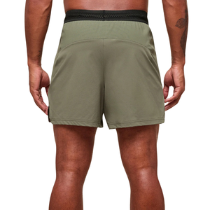 Shorts de sport pour homme Fit Elite 5 pouces, légers, performants, pour l'entraînement et la course à pied, vert base - Product Image 3