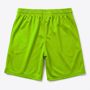 Shorts d'entraînement de football pour hommes, shorts de sport verts, taille élastique, séchage rapide, impression de logo par transfert thermique, équipement d'entraînement performant - Product Image 6