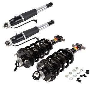 2 Pezzi Gruppo Molla Ammortizzatore Anteriore e 2 Pezzi Ammortizzatore Pneumatico Posteriore per Sistemi di Sospensione Tuning - Product Image 6