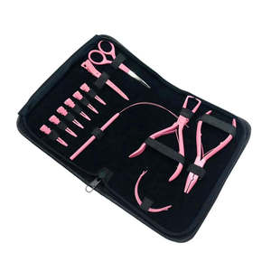 Kit d'outils pour extensions capillaires – Installation et retrait – Vente chaude – Haute qualité – Tendance actuelle – Micro-perles et extensions à bandes – Métal et plastique - Product Image 1