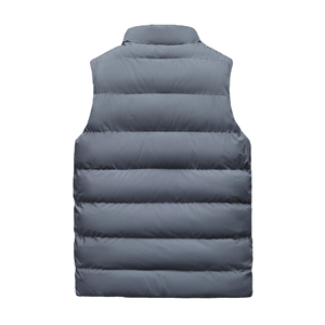 Hip Hop Style Puffer Vest <b>with</b> <b>Hooded</b> Sleeveless Bubble <b>Gilet</b> <b>Men's</b> Custom Logo Winter Eco-Friendly Waterproof Breathable - Product Image 3