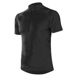 Maillot de cyclisme vert lime haute visibilité avec fermeture éclair 1/4 |   Autres couleurs également disponibles - Product Image 3